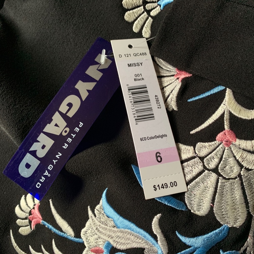 PETER NYGARD embroidered jacket coat new 6 NWT - Picture 8 of 8